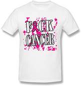 Thumbnail for your product : Fresh Tees Fuck Cancer Splatter Shirt Cancer Awareness T-Shirt