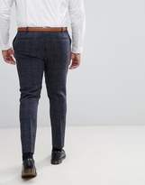 Thumbnail for your product : Heart N Dagger plus size slim suit pant in harris tweed in check
