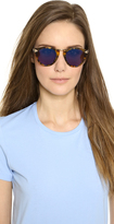 Thumbnail for your product : Karen Walker Superstars Collection Helter Skelter Mirrored Sunglasses