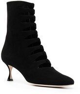 Thumbnail for your product : Manolo Blahnik Button-Detailing Ankle Boots