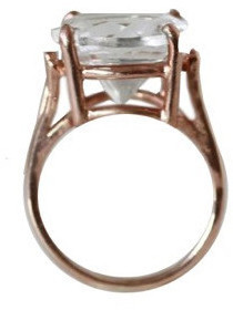 Heather Hawkins Angel Solitaire Cut Ring 14MM
