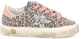 Thumbnail for your product : Golden Goose Kids May leopard-print leather sneakers