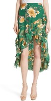 Thumbnail for your product : Alice + Olivia Women's Sasha Ruffled Asymmetrical Floral Skirt