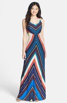 Thumbnail for your product : Nordstrom FELICITY & COCO Stripe Jersey Halter Dress Exclusive) (Regular & Petite)