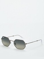 Thumbnail for your product : Ray-Ban Octagonal Sunglasses - Gunmetal
