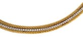 Thumbnail for your product : David Yurman 18K Two-Tone Diamond Cable Collar Necklace