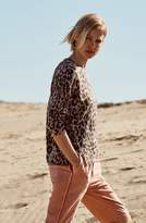 Thumbnail for your product : Sundry Leopard Print Crewneck Sweater