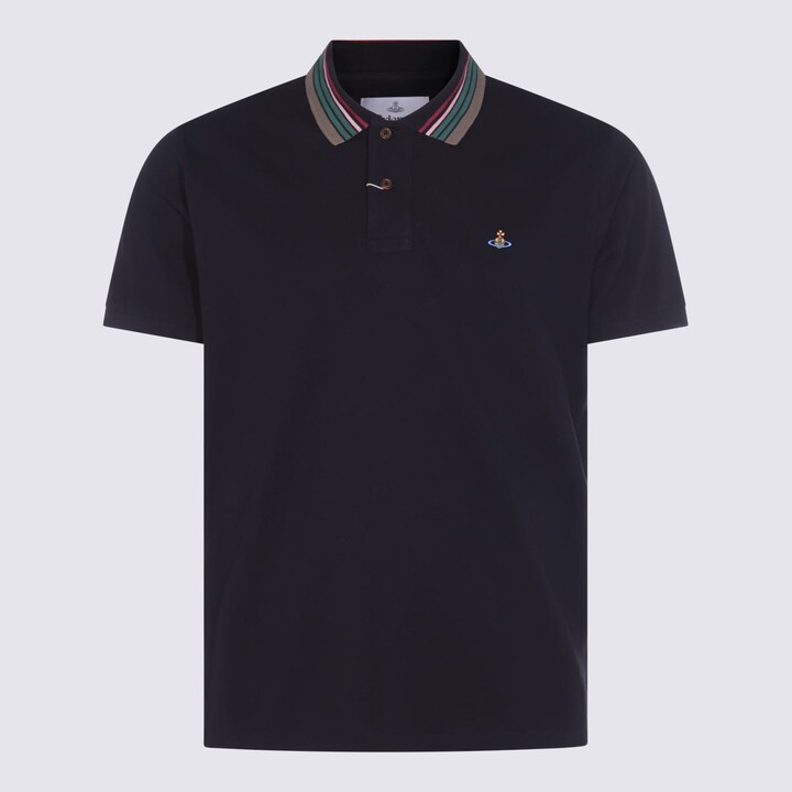Vivienne Westwood Black Cotton Polo Shirt