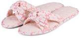 Thumbnail for your product : Isotoner Ladies Floral Knot Front Open Toe Slipper