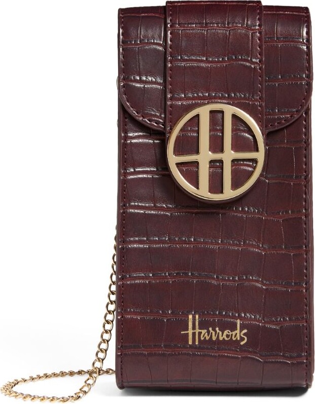 Harrods Mini CrocEmbossed Nano Bag ShopStyle