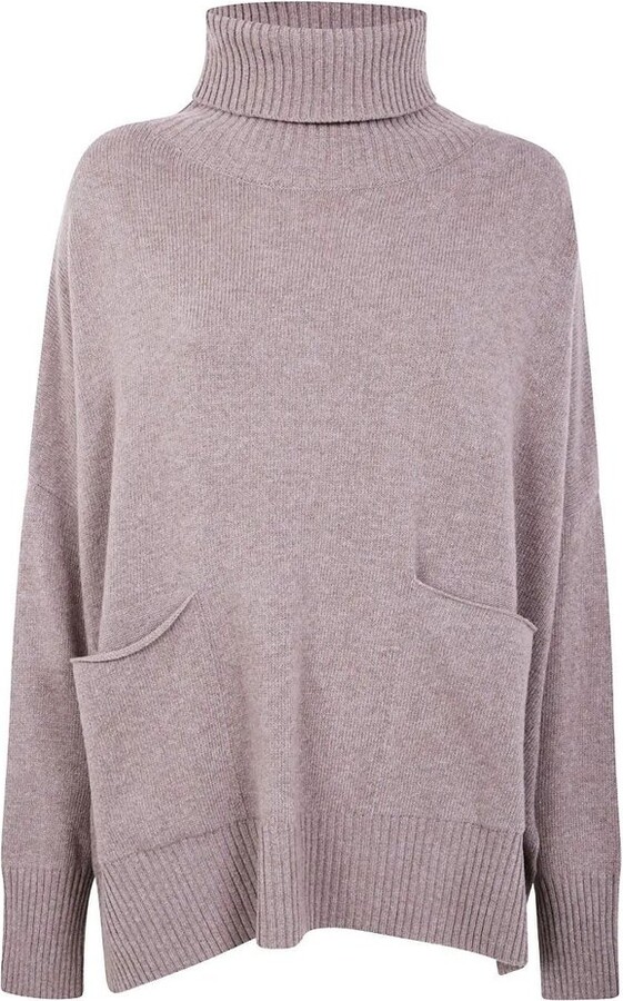 Ma Ry Ya Ma'ry'ya High Neck Poncho Knitwear