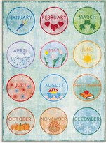 Thumbnail for your product : Safavieh Kid's Playhouse Month-Print Area Rug