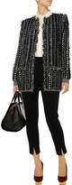 Thumbnail for your product : Chloé Fringed wool-jersey cardigan