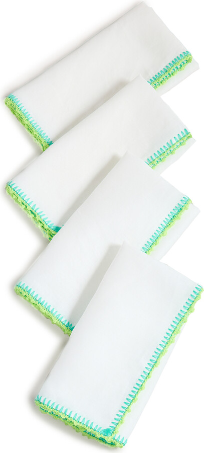 Kim Seybert Knotted Edge Napkin Set of 4