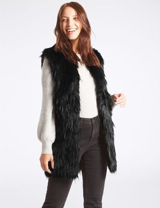 Marks and Spencer Faux Fur Gilet