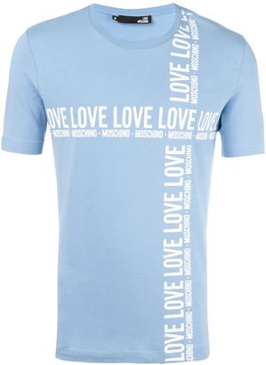 Love Moschino logo print T-shirt