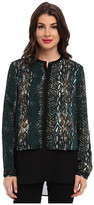 Thumbnail for your product : DKNY DKNYC L/S Chiffon Double Layer Button Thru Blouse