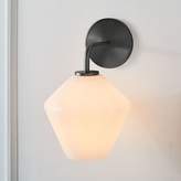 Thumbnail for your product : west elm Sculptural Glass Geo Sconce - Milk (8")
