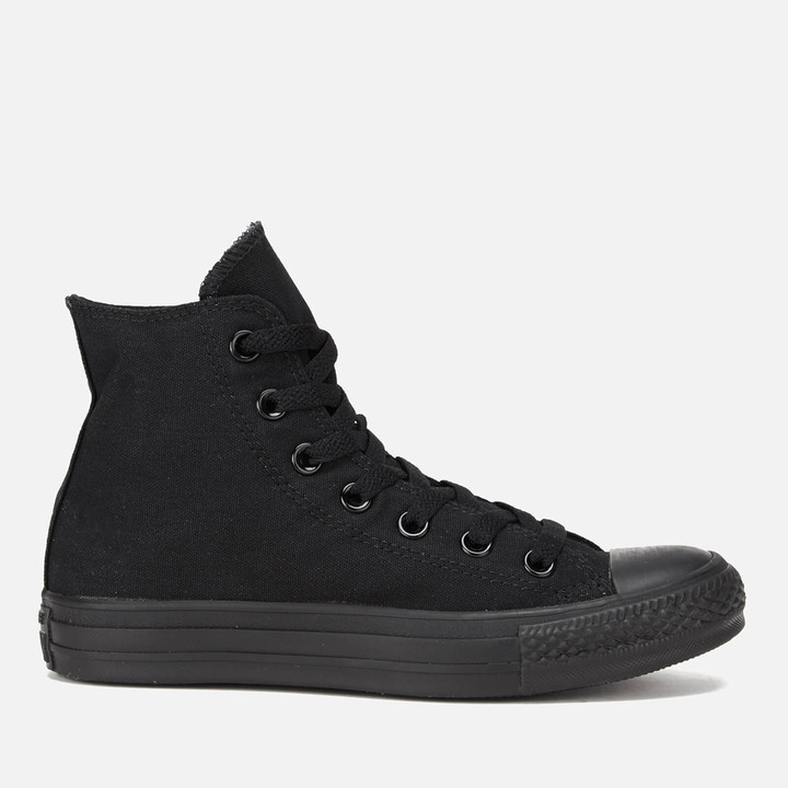 hi top black converse womens