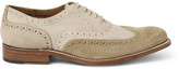 Thumbnail for your product : Grenson Dylan Suede and Nubuck Longwing Brogues