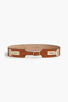 Thumbnail for your product : Valentino Rockstud textured-leather belt