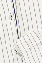 Thumbnail for your product : Three J NYC Phoebe Striped Cotton-flannel Pajama Set - White