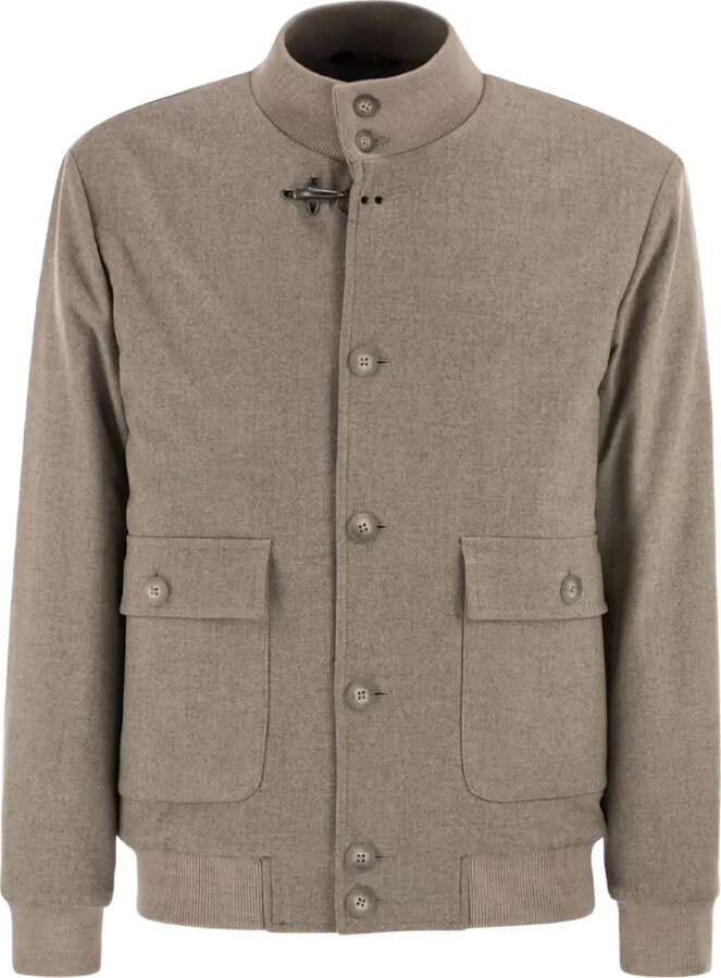 Fay Wool Shirt Jacket