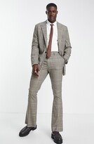 Thumbnail for your product : ASOS DESIGN Slim Fit Plaid Suit Jacket