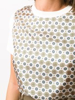 Thumbnail for your product : Tory Burch Silk Geometric Short-Sleeve Top