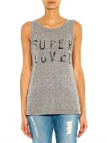 Thumbnail for your product : Current/Elliott The Muscle Tee printed tank top