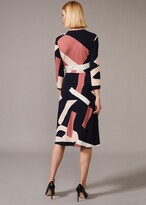 Thumbnail for your product : Phase Eight Nelly Abstract Print Wrap Dress