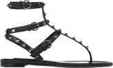 Thumbnail for your product : Valentino Women's Rockstud Flat Thong Sandals-Black