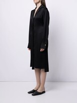 Thumbnail for your product : Proenza Schouler Hammered Satin Long-Sleeve Dress