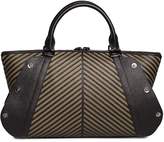 Thumbnail for your product : Akris Aimee Herringbone Leather Convertible Satchel