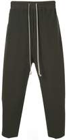 Thumbnail for your product : Rick Owens cropped track trousers