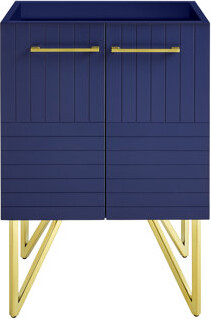 Swiss Madison Annecy 24 Granger Blue Bathroom Vanity Cabinet Only (Sm-Bv252l)