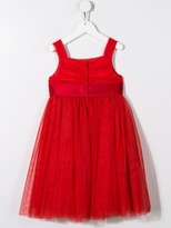 Thumbnail for your product : Dolce & Gabbana Children Square Neck Tulle Dress