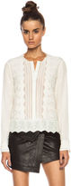 Thumbnail for your product : Vanessa Bruno Badia Crepe De Chine Silk Blouse