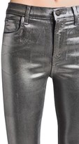 Thumbnail for your product : J Brand Ruby Cropped Coated Skinny Pants