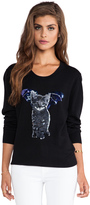 Thumbnail for your product : Markus Lupfer Catbat Sequin Nat Pullover