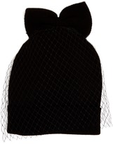 Thumbnail for your product : Betsey Johnson Bow Veil Beanie