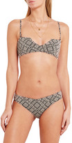 Thumbnail for your product : Prism Boracay Patterned Bikini Briefs - Ecru