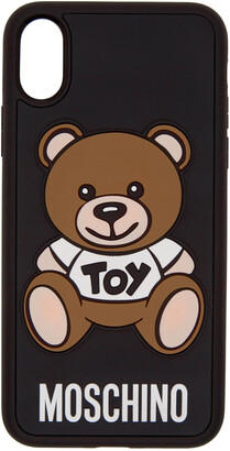 Moschino Black Toy Bear iPhone X Case