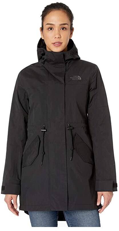 the north face women's trench coats