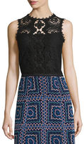 Thumbnail for your product : Nanette Lepore Sleeveless Lace Top