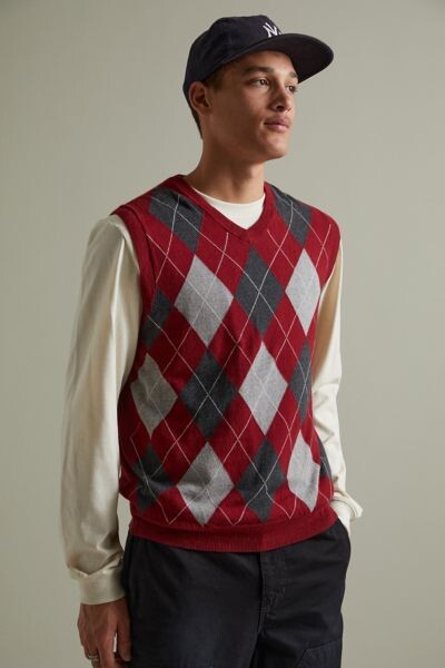 Registratie Woning manager Urban Renewal Vintage Argyle Sweater Vest - ShopStyle