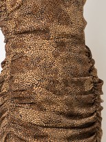 Thumbnail for your product : Nicholas Draped Front Animal-Print Dress