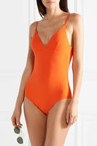 Thumbnail for your product : Tory Burch Marina Swimsuit - Bright orange