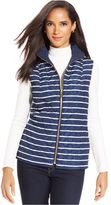 Thumbnail for your product : Charter Club Sleeveless Reversible Vest