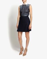 Thumbnail for your product : DSquared 1090 DSQUARED2 Bejeweled Collar Sleeveless Denim Shirt